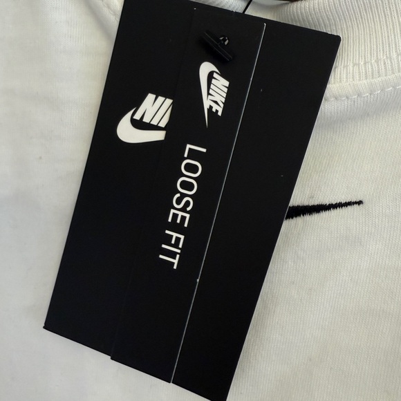 NIKE Women's White Short Sleeve Sportswear Essential T-Shirt Dress Size S NEW - Picture 5 of 7